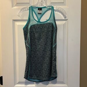 Nike Dri-Fit Women's Racerback Tank Top. XS, Blue/Black.  Used